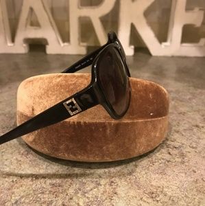 Fendi Gem Logo Havana Sunglasses